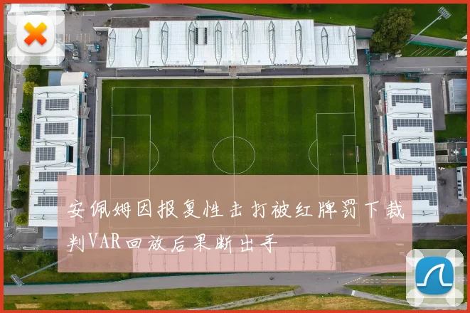 安佩姆因报复性击打被红牌罚下裁判VAR回放后果断出手